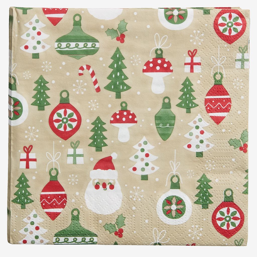 Napkins AKVAMARIN W33xL33 pack of 20 assorted