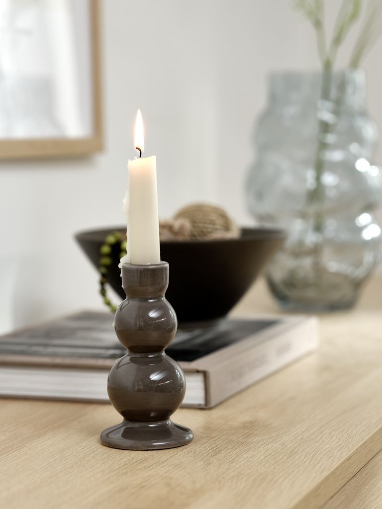 Candlestick ANDREAS D7xH13cm assorted