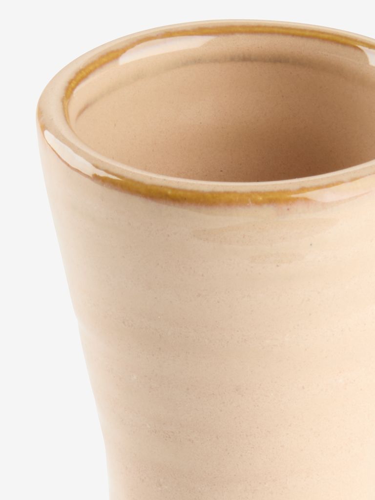 Vase FREILIF D6xH16cm beige