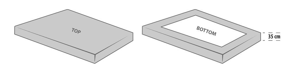 Jersey Fitted sheet JANNE Single grey