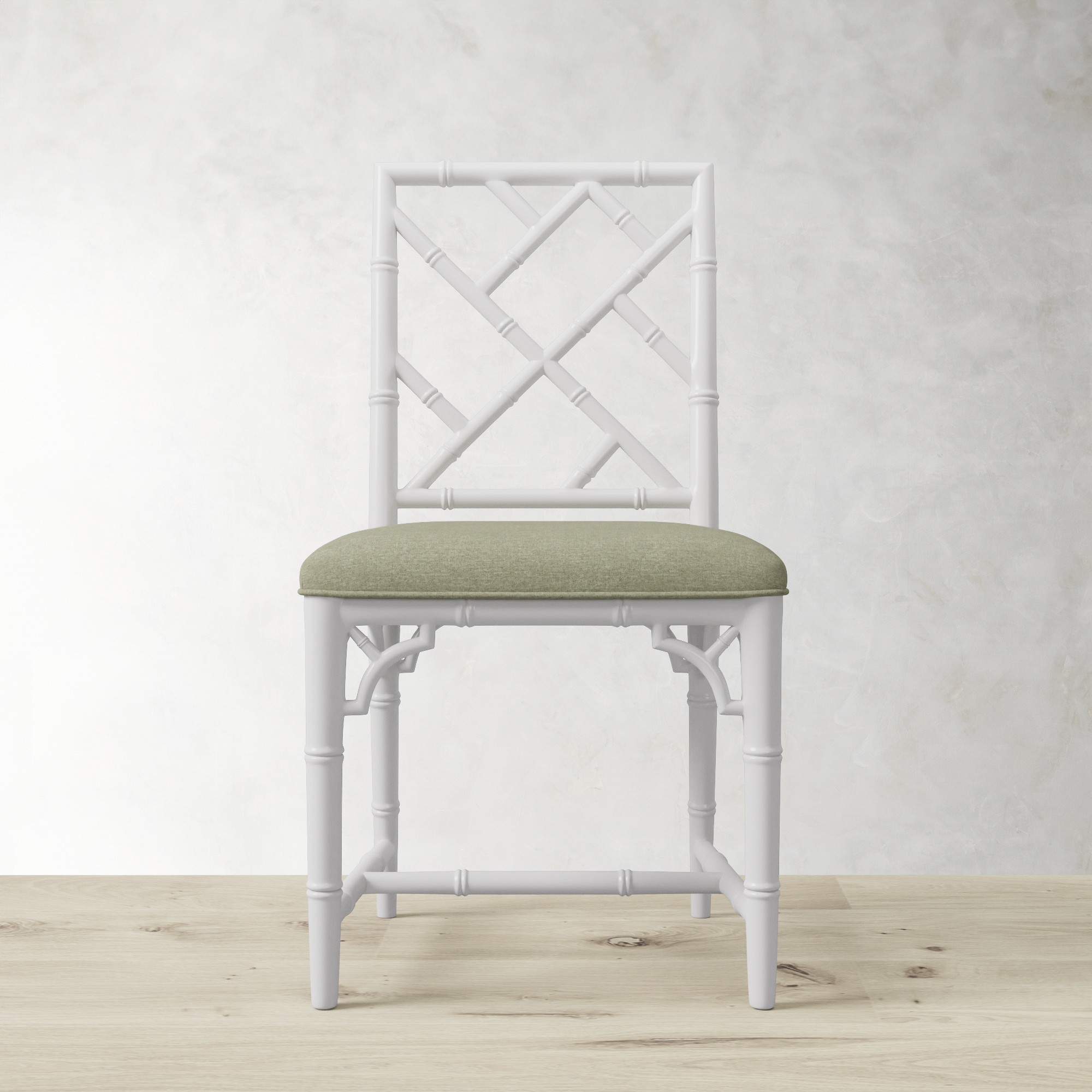 Chippendale Upholstered Bistro Side Chair