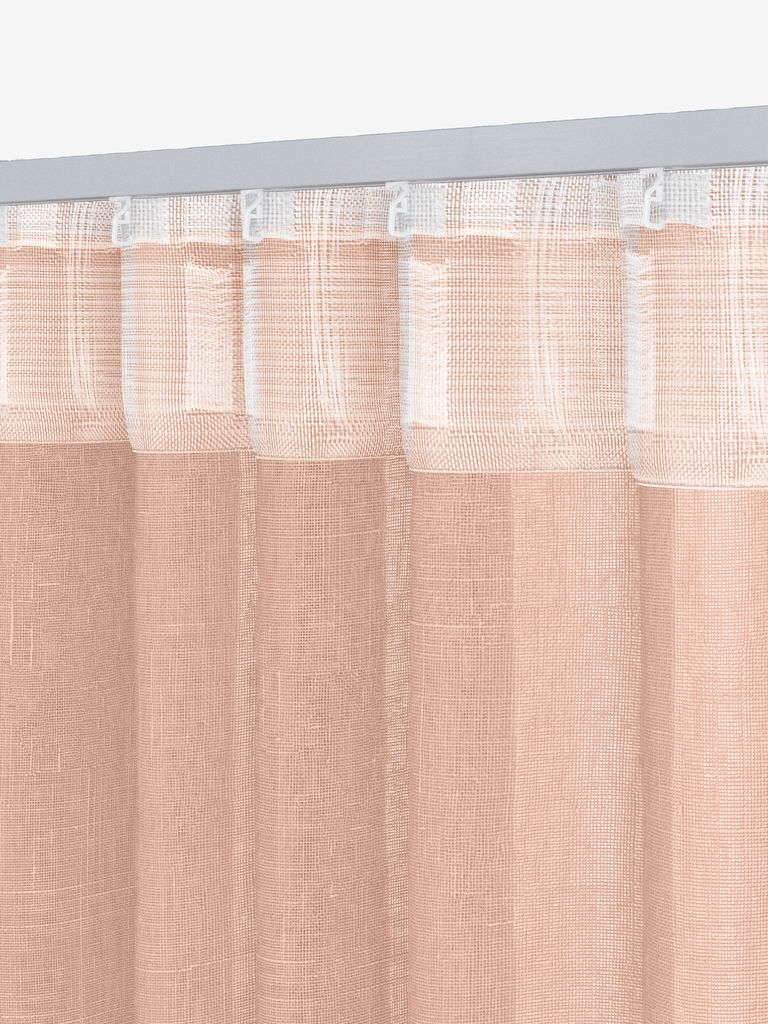 Curtain FONNA 1x140x245 dusty rose