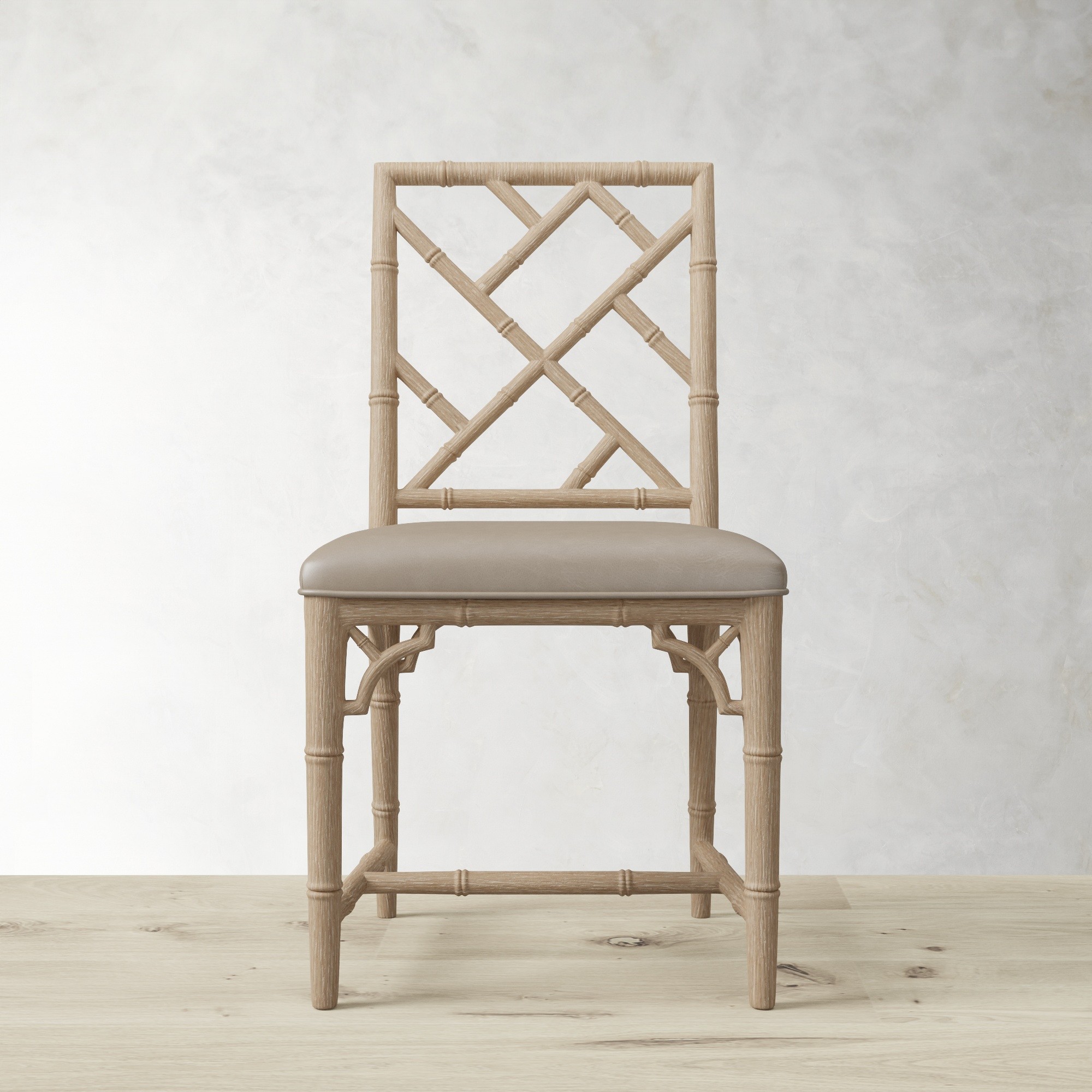 Chippendale Upholstered Bistro Side Chair