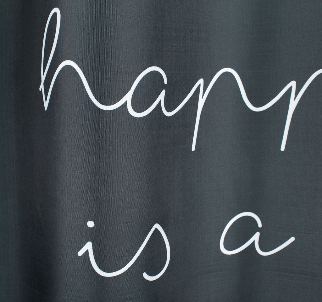 Shower curtain RUNEMO 150x200 black