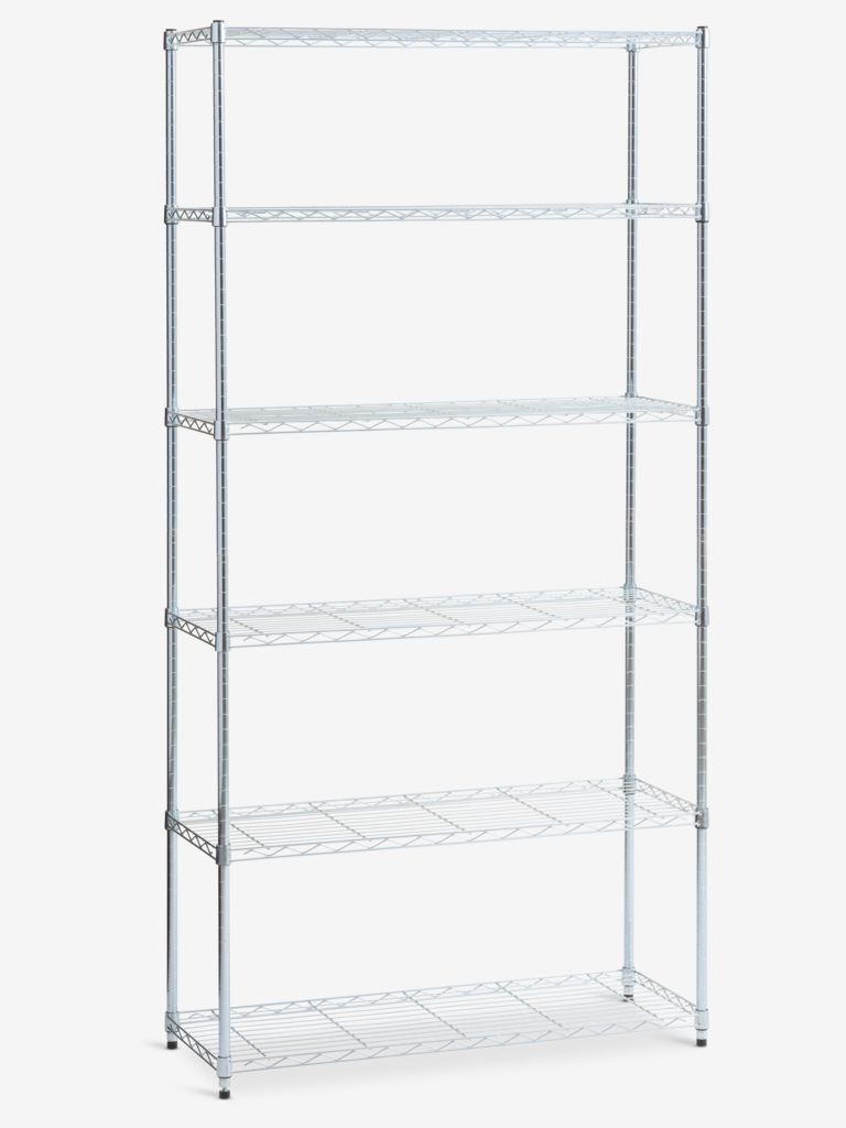Shelving unit VINDINGE 6 shelves chrome