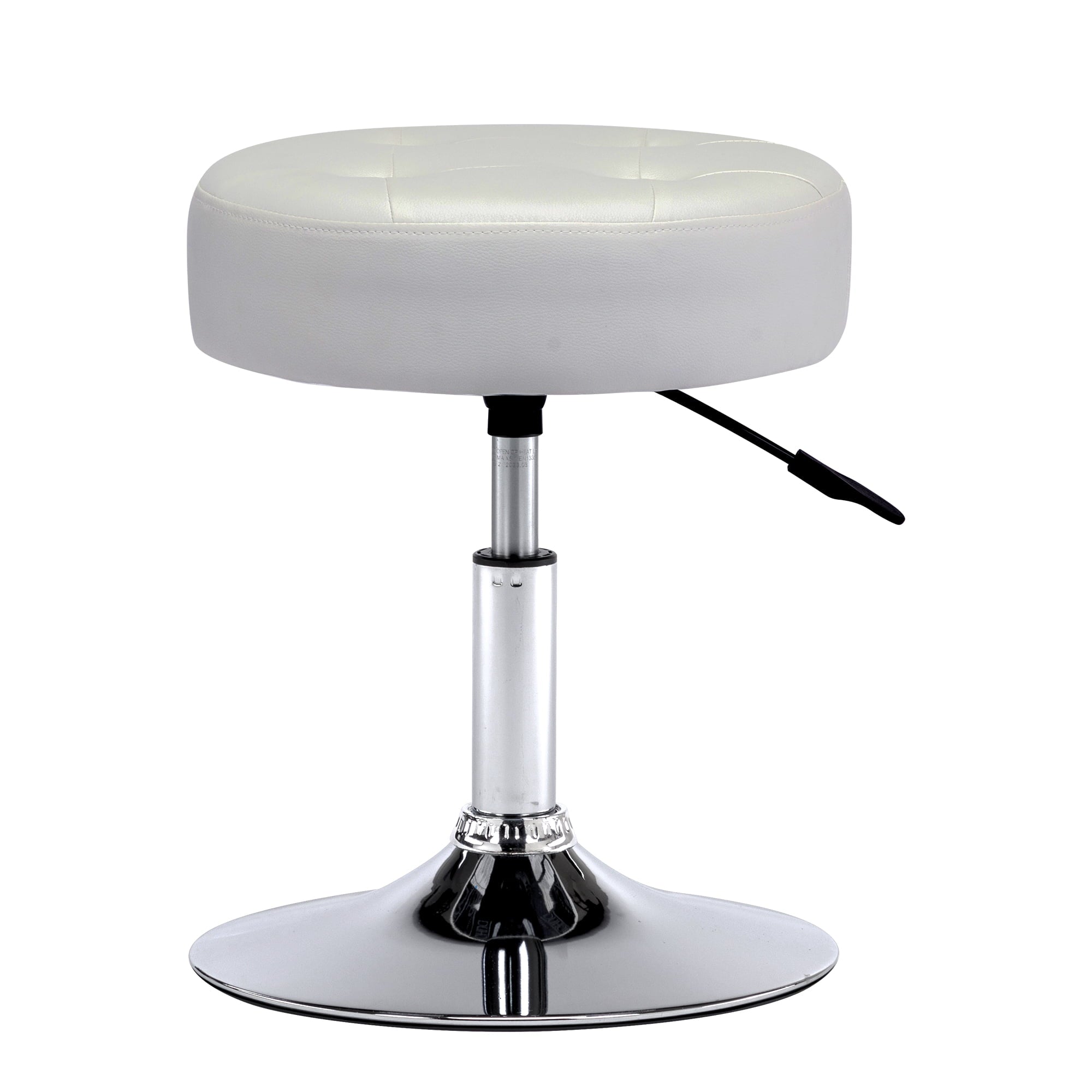 Lowest Prices - Duhome Makeup Vanity Stool Chair Adjustable Round Ottoman Stool Swivel Furry Stool for Makeup Room Bedroom Small Bench for Entryway, Gray