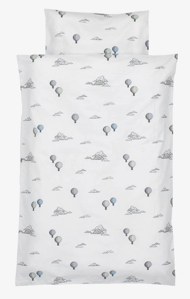 Baby duvet cover set LIV 70x100 white/purple