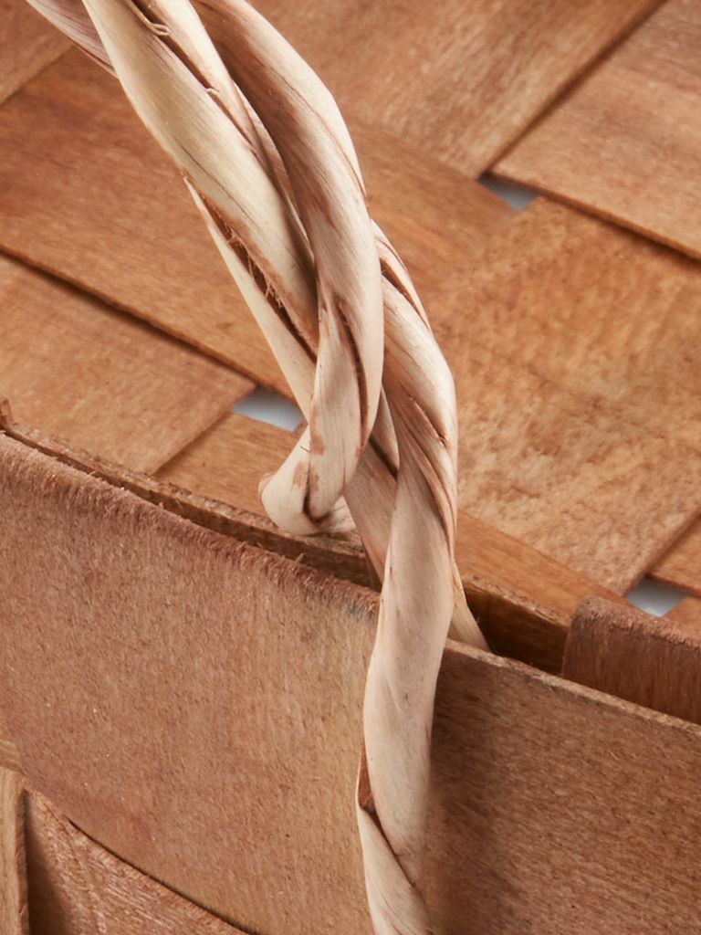 Basket TORKILD W20xL20xH7cm wood