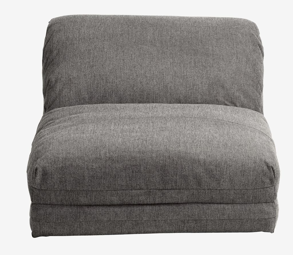 Chair bed VEGGER grey fabric