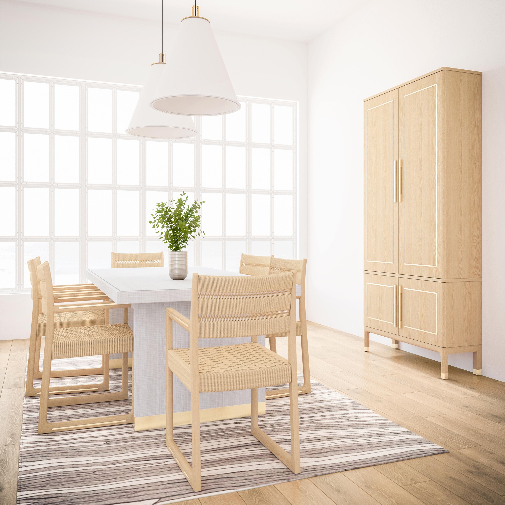 Angelo 4 Door Tall Cabinet (44.5