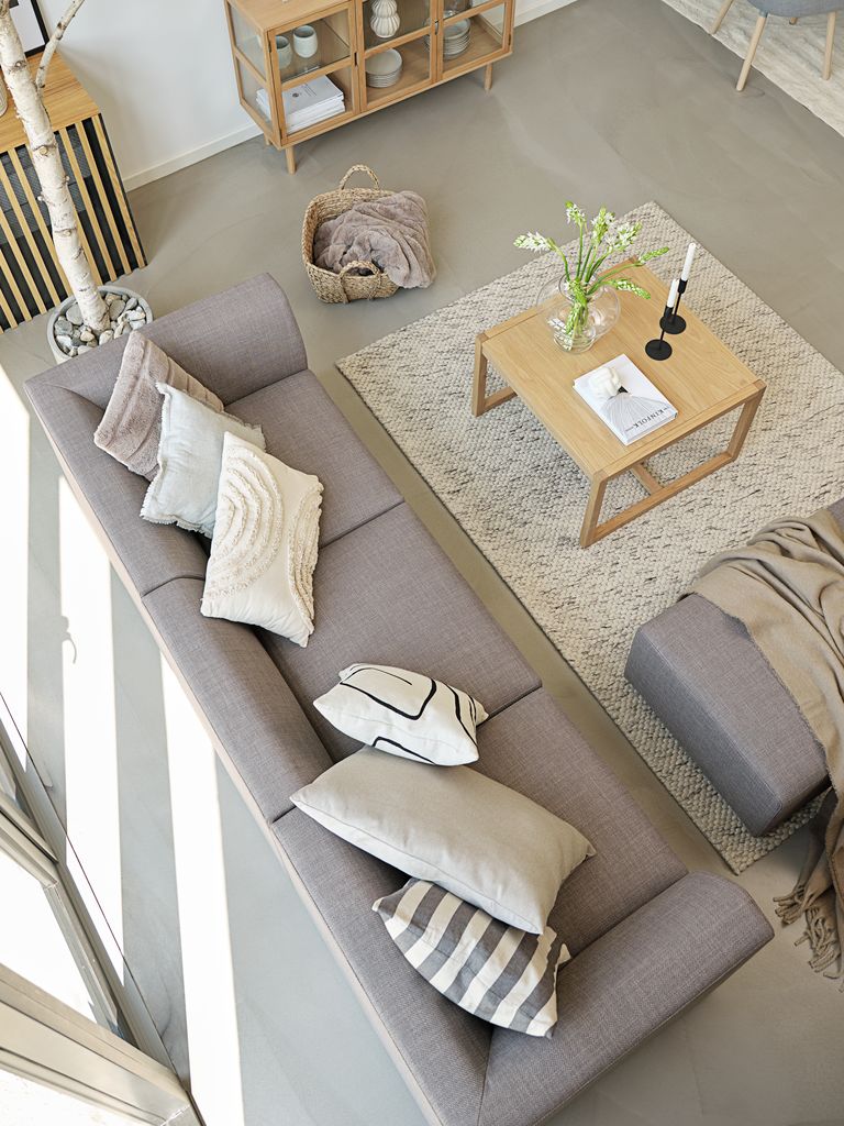 Sofa TERNDRUP chaise longue grey