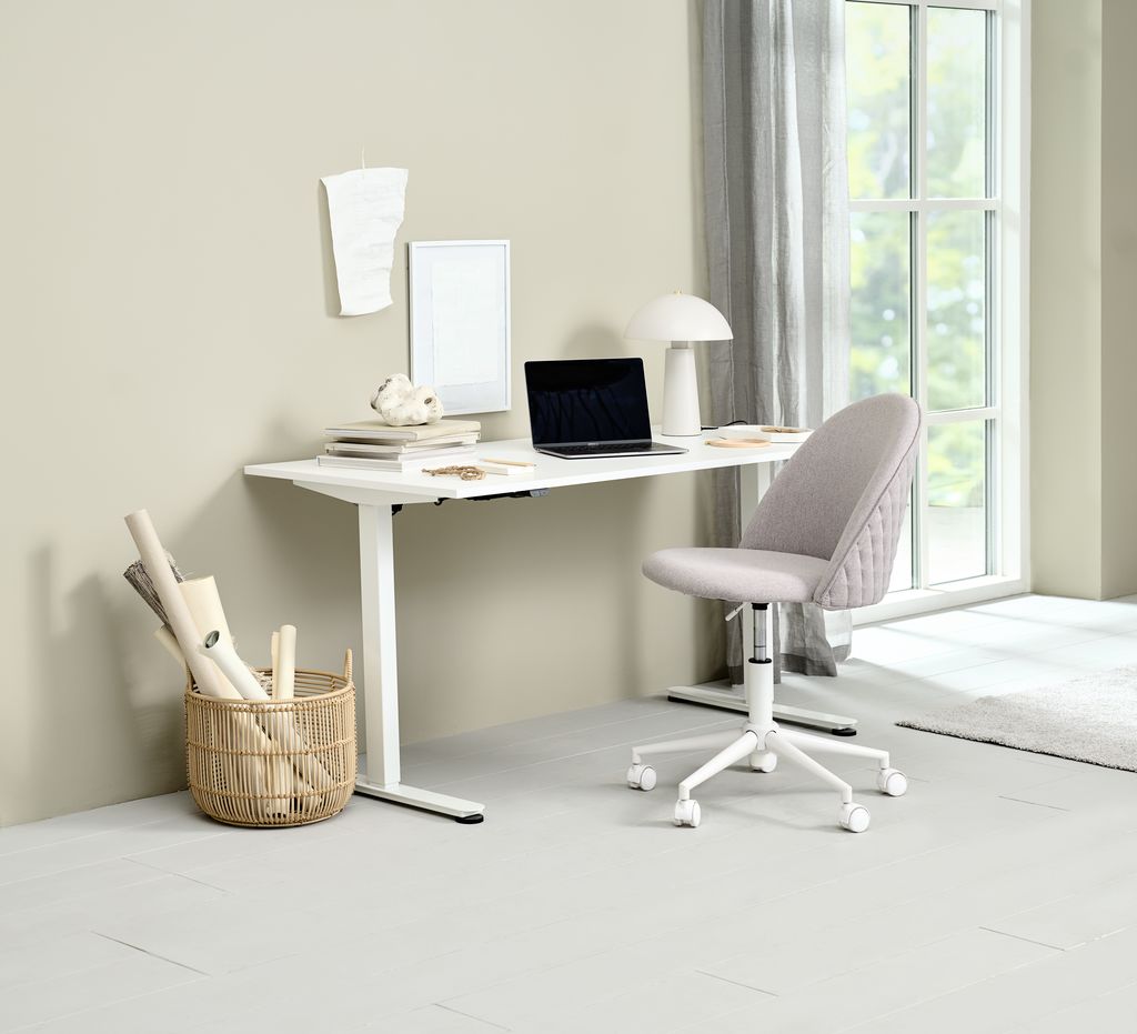 Height adjustable desk SVANEKE 70x140 white
