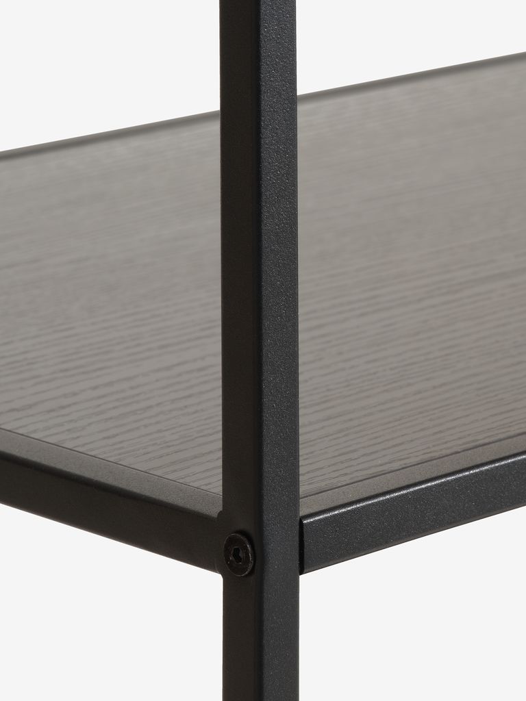 Shelving unit HORBELEV 5 shelves wide black