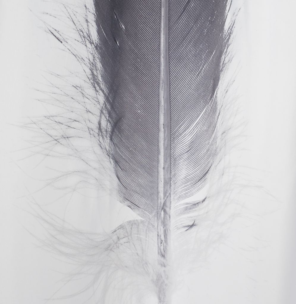 Shower curtain TOTRA 150x200 black/white