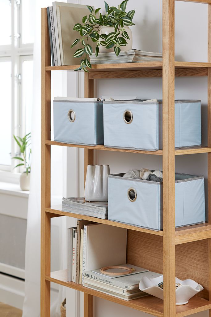 Basket FRANS W32xL27xH20cm grey