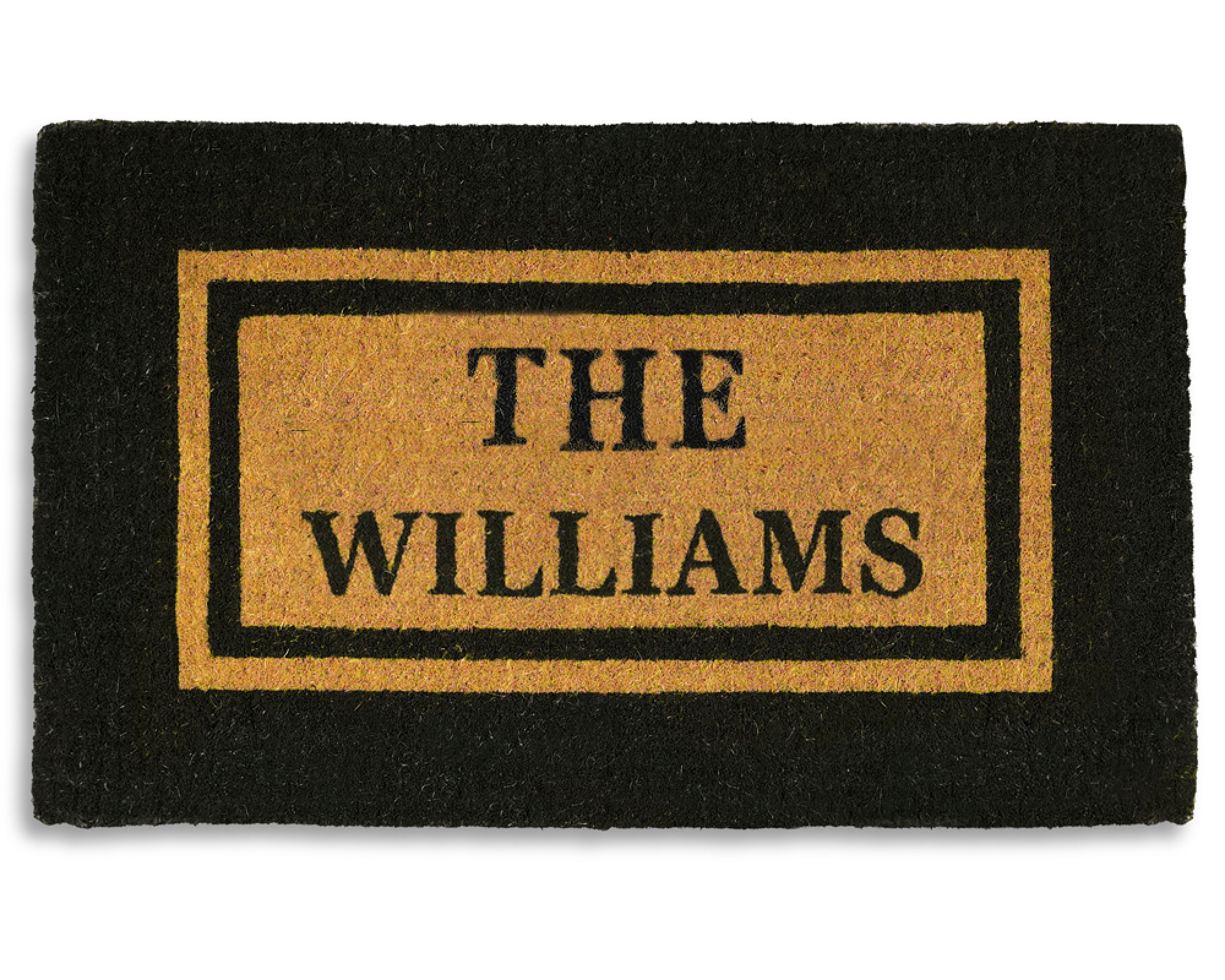 Personalized Double Border Doormat