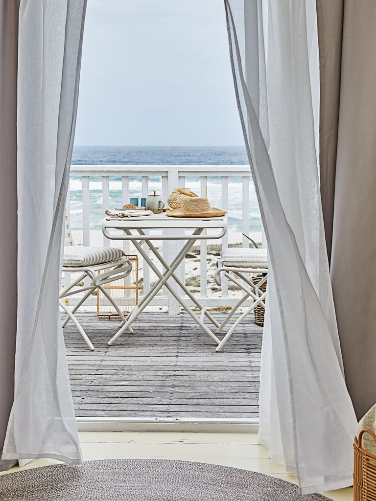 Curtain ROXEN 1x140x245 beige