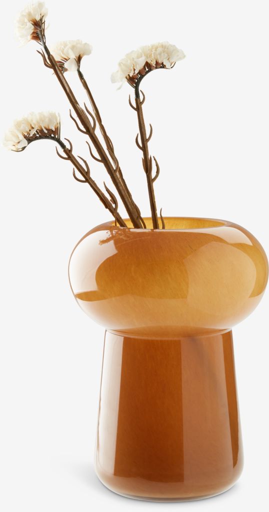 Vase KELD D19xH25cm yellow