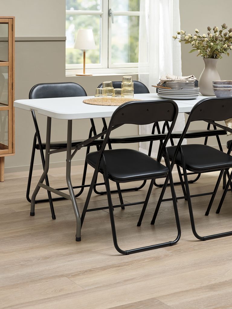 Folding table KULESKOG W75xL180 white