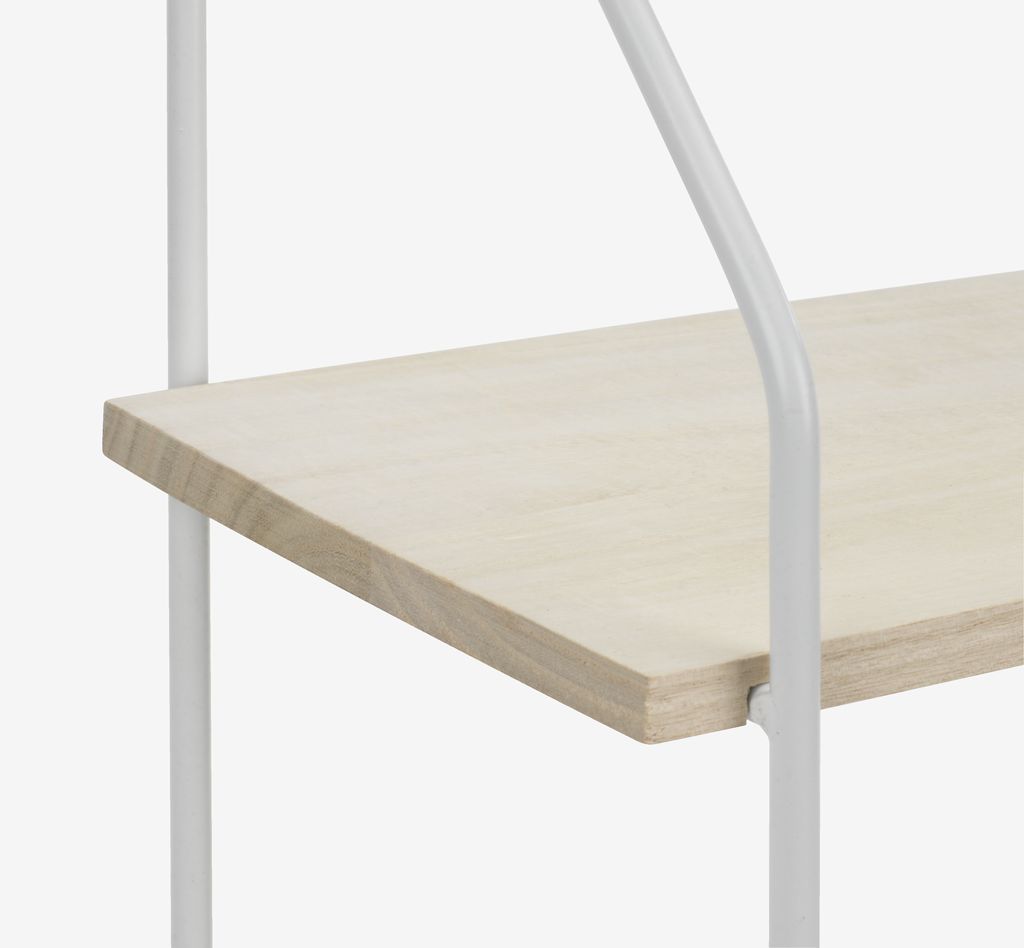 Wall shelf HEJLSMINDE 3 shelves white/natural