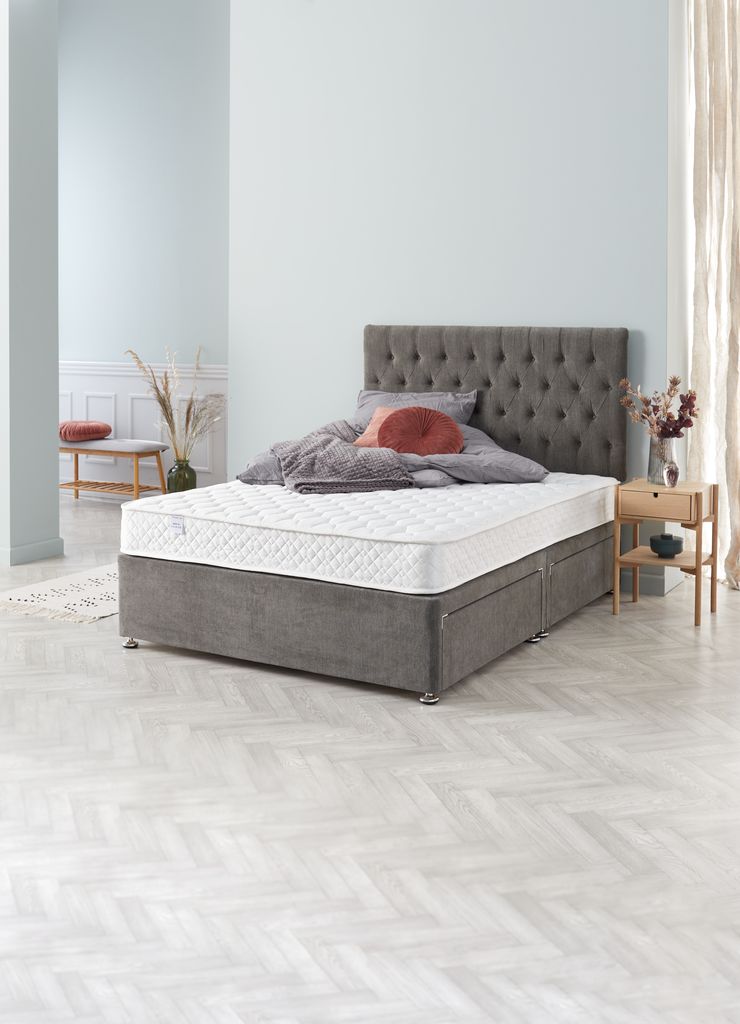 Headboard H70 BUTTONS Double Grey-50