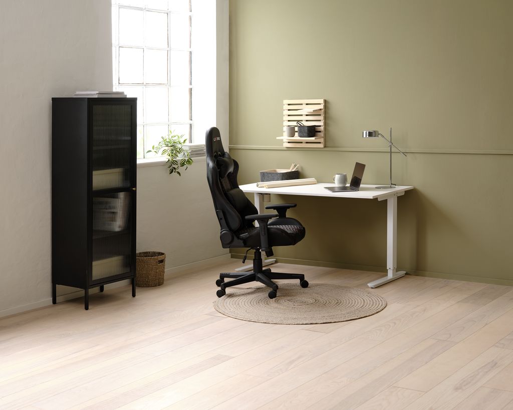 Display cabinet HOPTRUP 1 door black steel