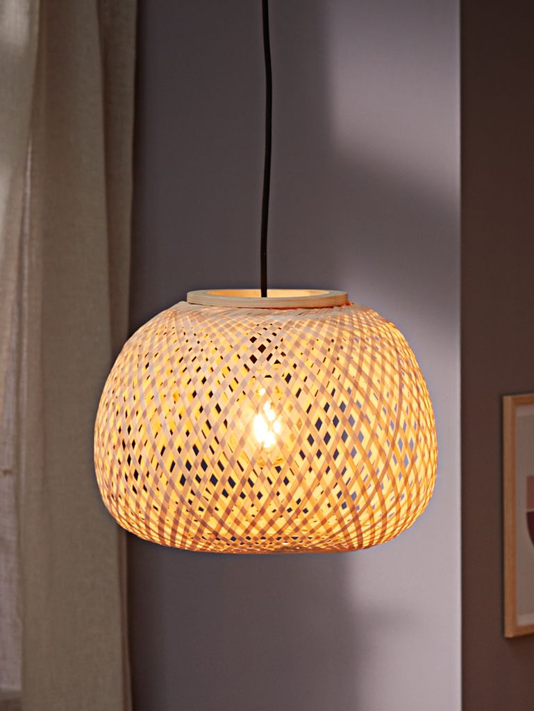 Pendant SIGVARD D35xH26cm bamboo