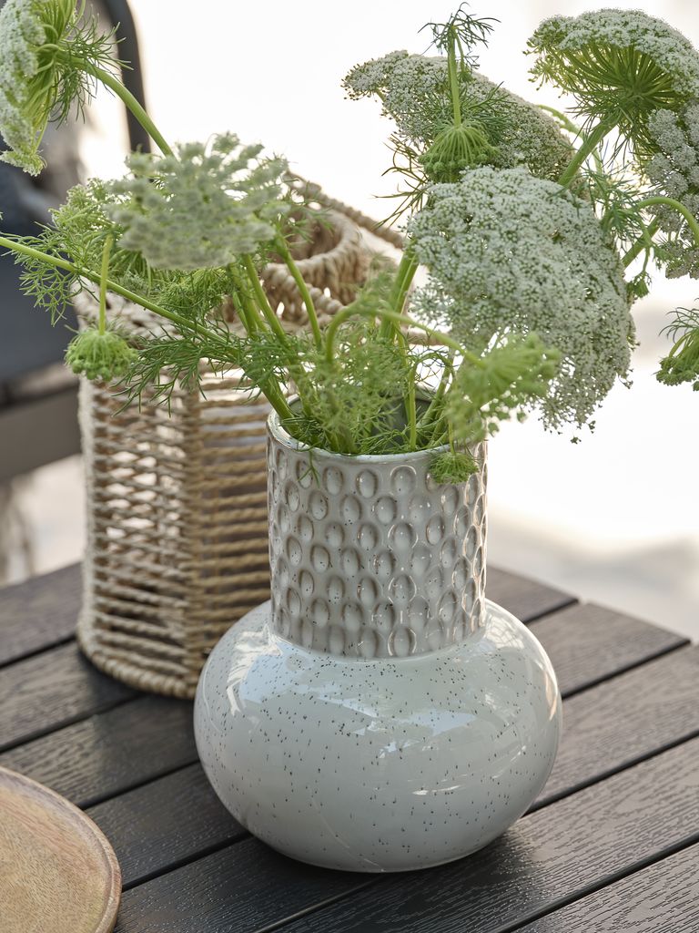 Vase INGBERT D15xH18cm white