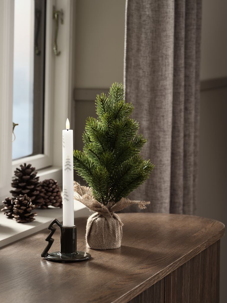 Artificial tree KVASER D14xH34cm green with bag