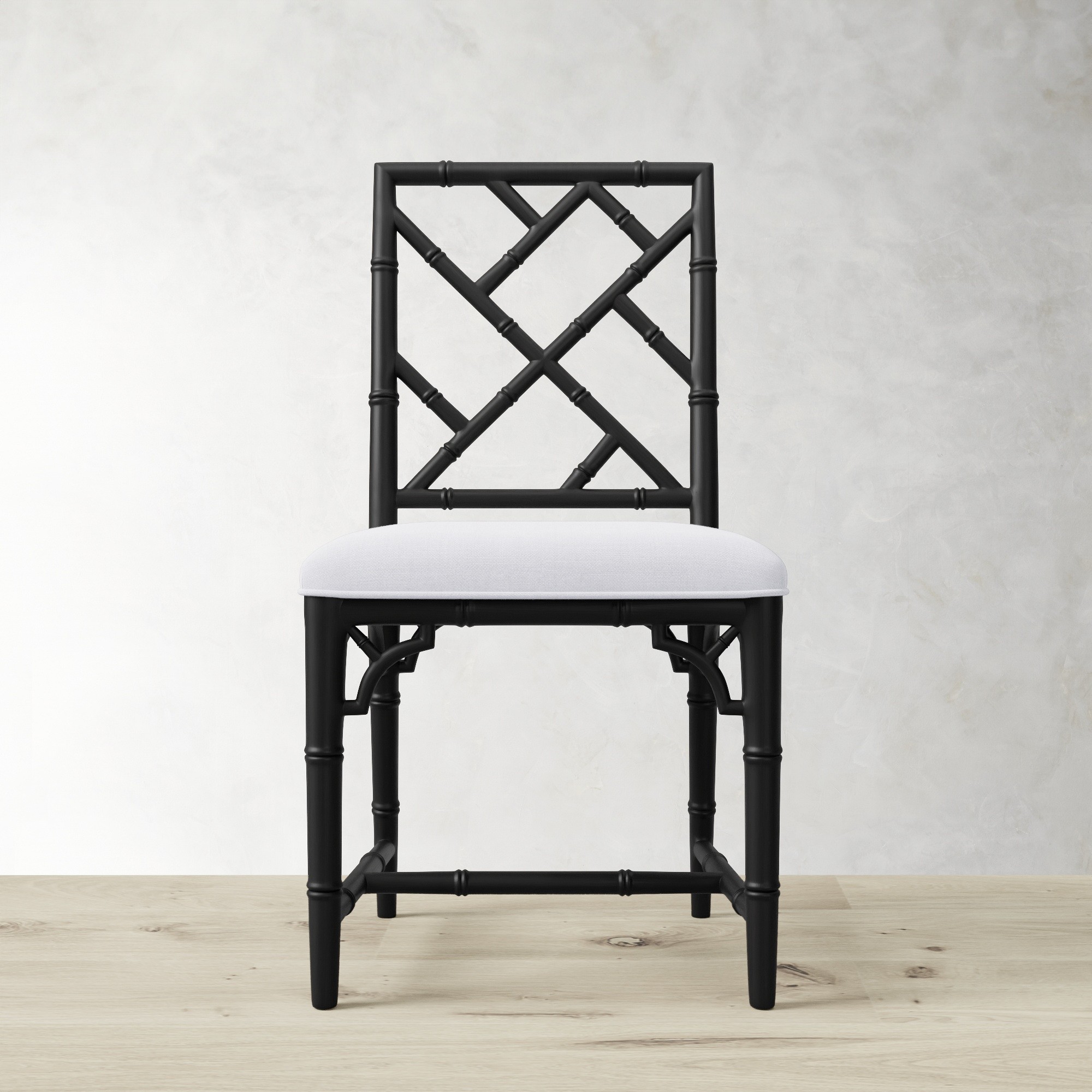 Chippendale Upholstered Bistro Side Chair