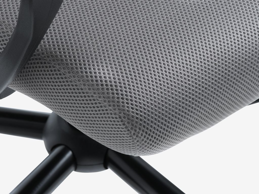 Office chair BILLUM grey mech/black