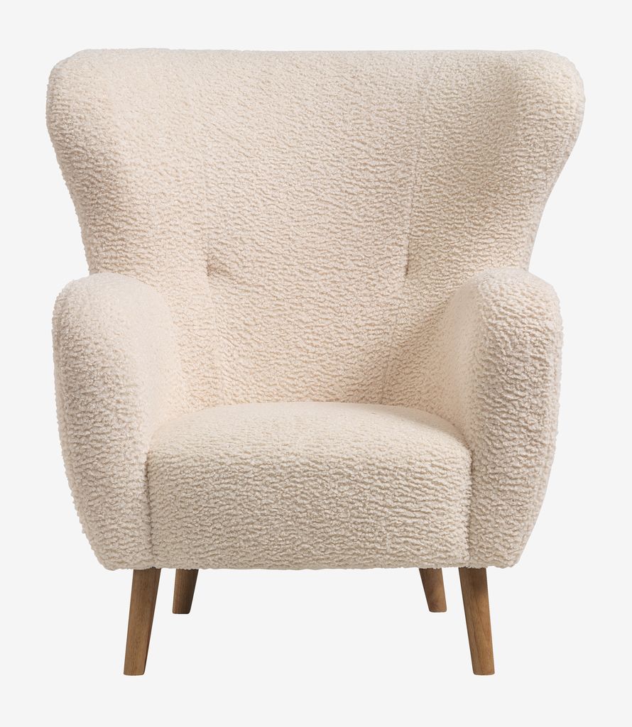 Armchair VILDSUND off-white fabric