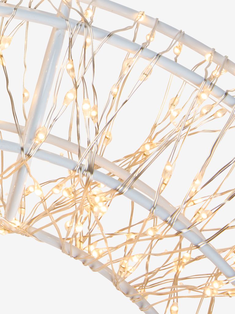 Christmas wreath SKRIFTSTEN D36cm with LED and timer