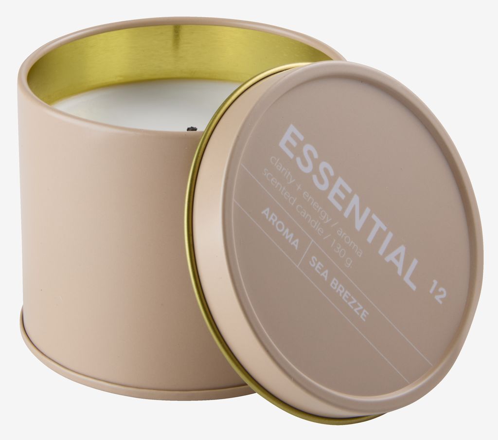 Scented candle STAFFAN with lid assorted