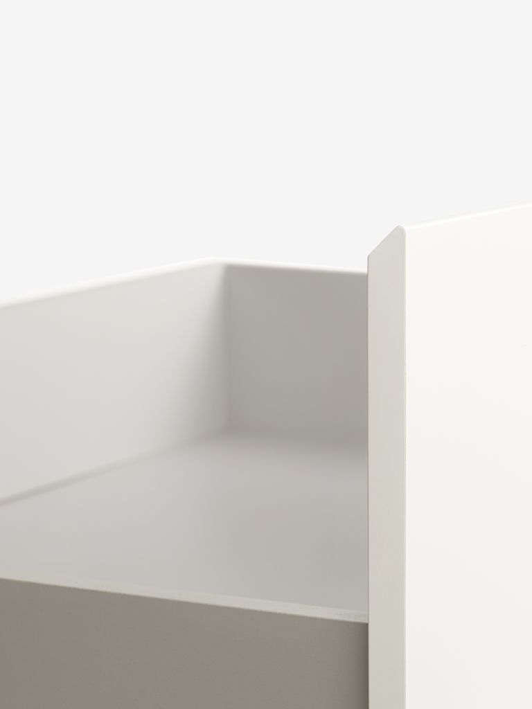 Bed w/storage TANGBJERG 90/180x200 white