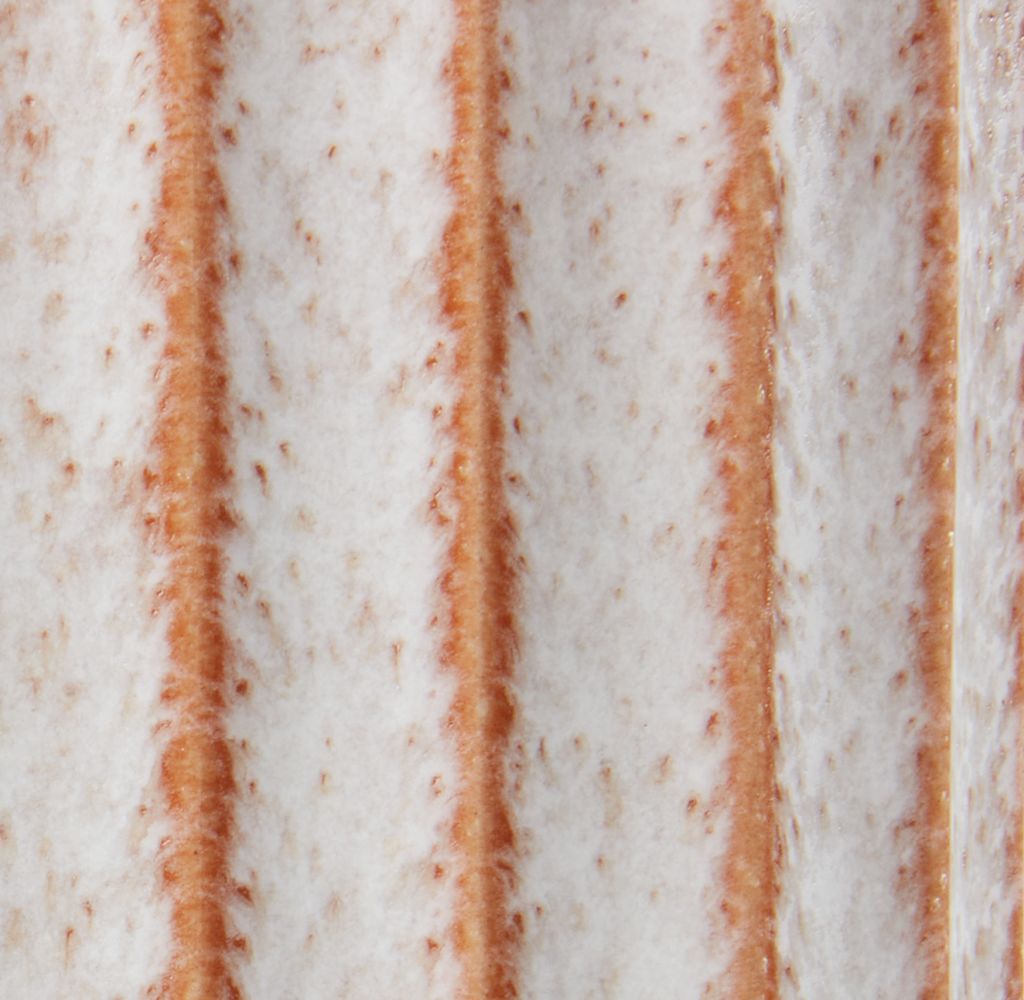 Vase LARSEN W11xL6xH18cm beige/terracotta