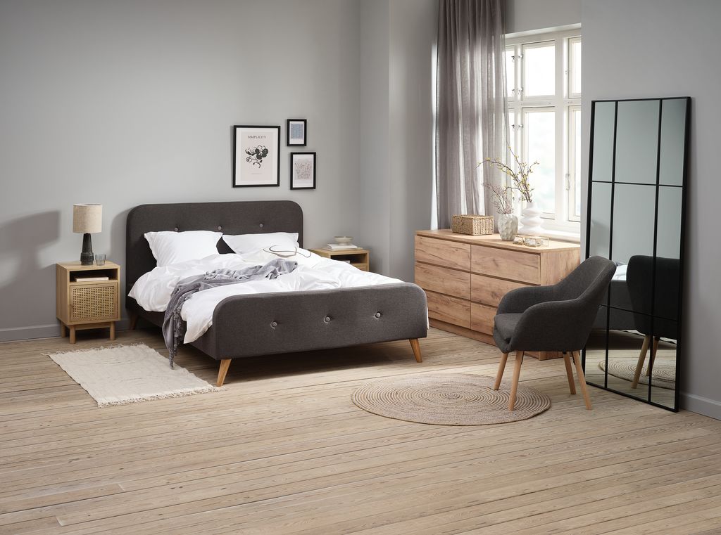 3+3 drawer chest LIMFJORDEN natural oak colour