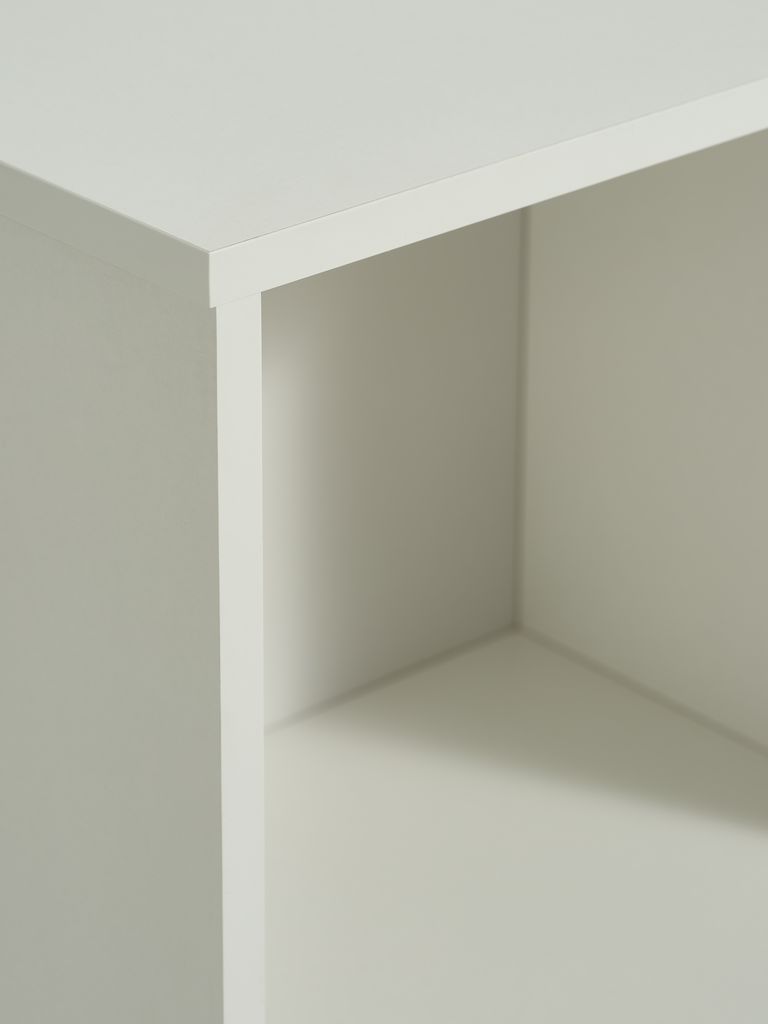 Bookcase MOSBJERG 6 shelves white