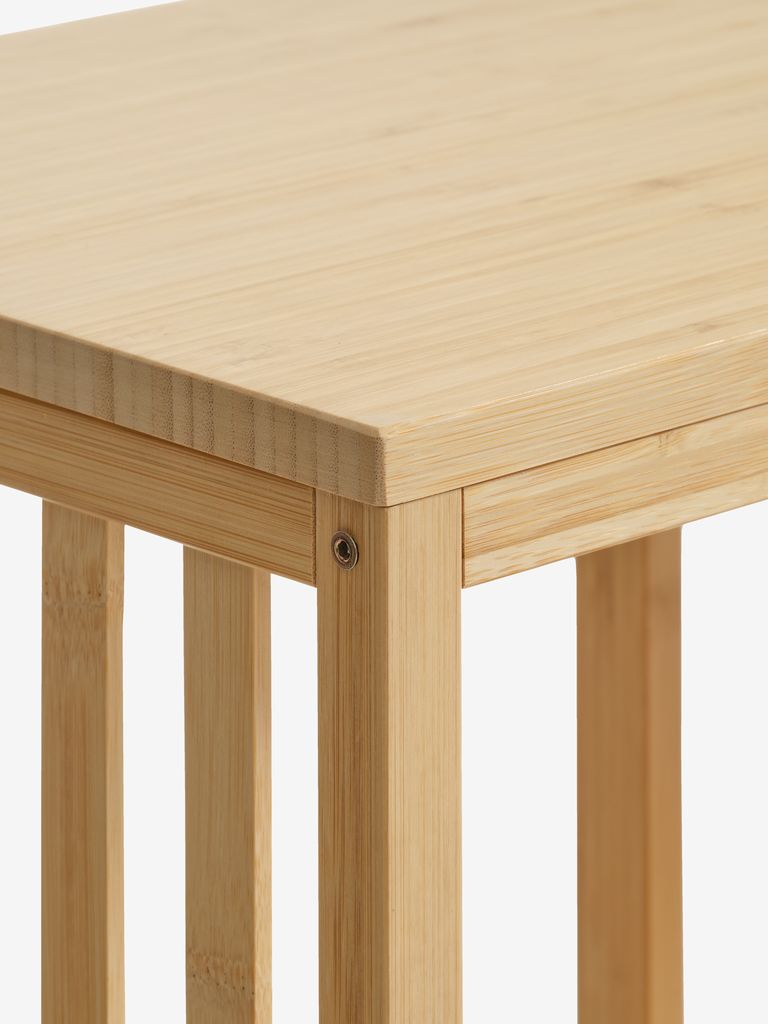 Shelving unit BALLUM 4 shelves bamboo