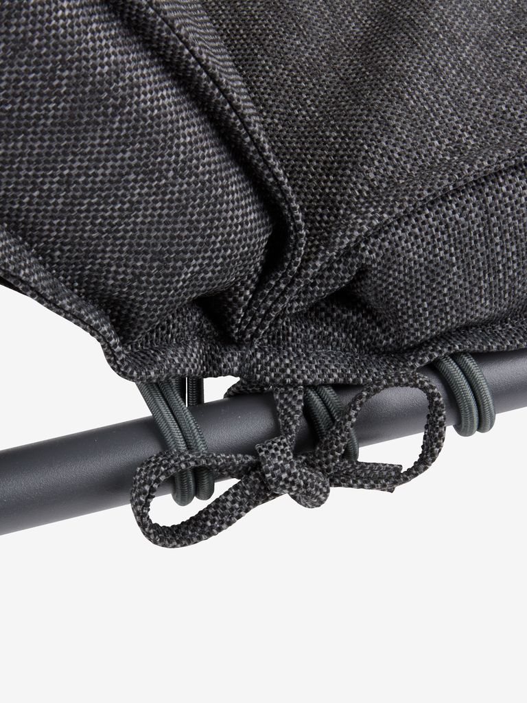 Garden cushion sun lounger REBSENGE dark grey