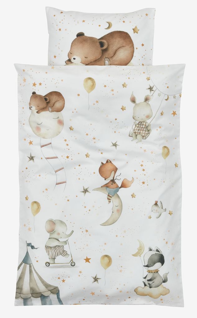 Baby duvet cover set EVY 70x100 white