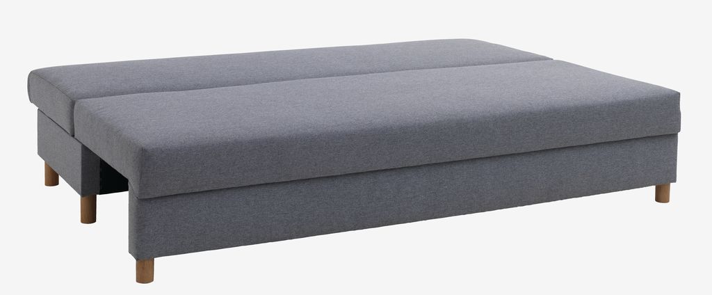 Sofa bed NORSMINDE light grey fabic