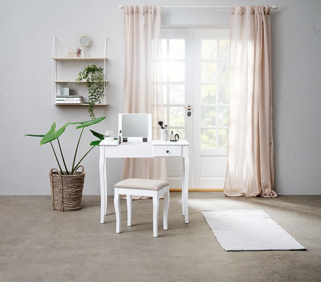 Wall shelf HEJLSMINDE 3 shelves white/natural