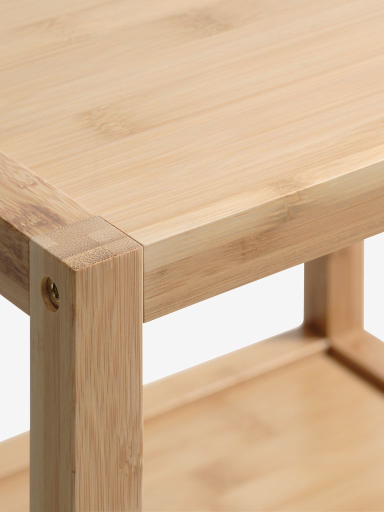 End table OSTED 45x45 1 shelf bamboo