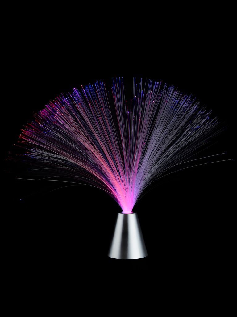 Fibre optic lamp VIKTOR D8xH34cm w/LED