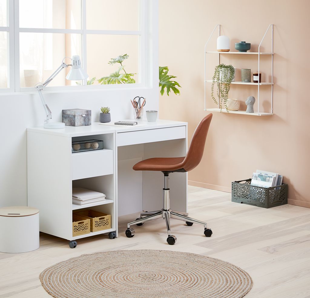 Wall shelf HEJLSMINDE 3 shelves white/natural