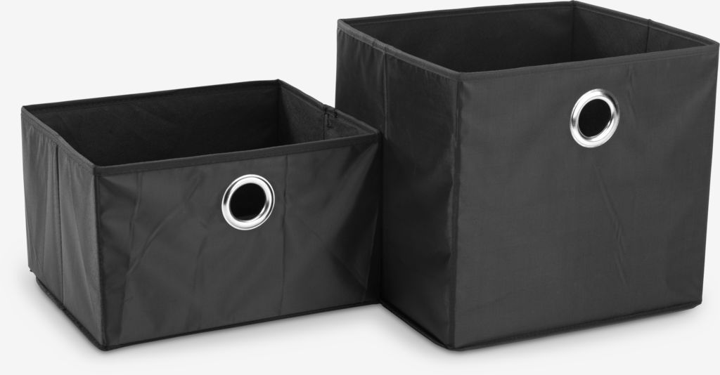 Basket FRANS W32xL27xH20cm black