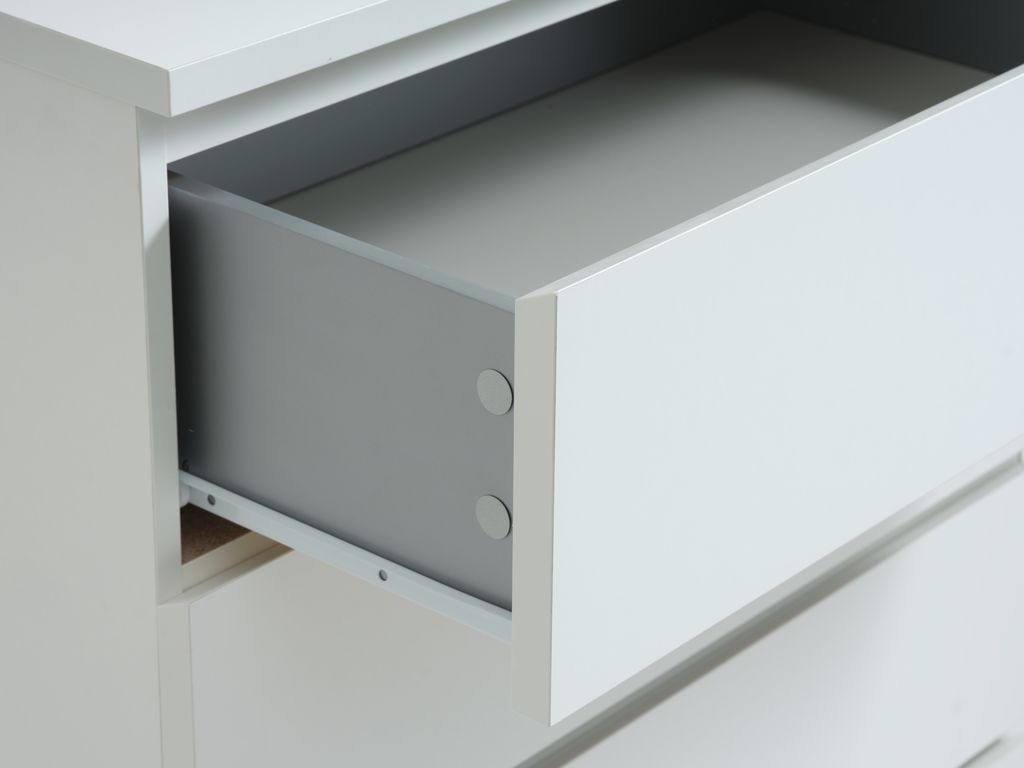 3+3 drawer chest LIMFJORDEN white