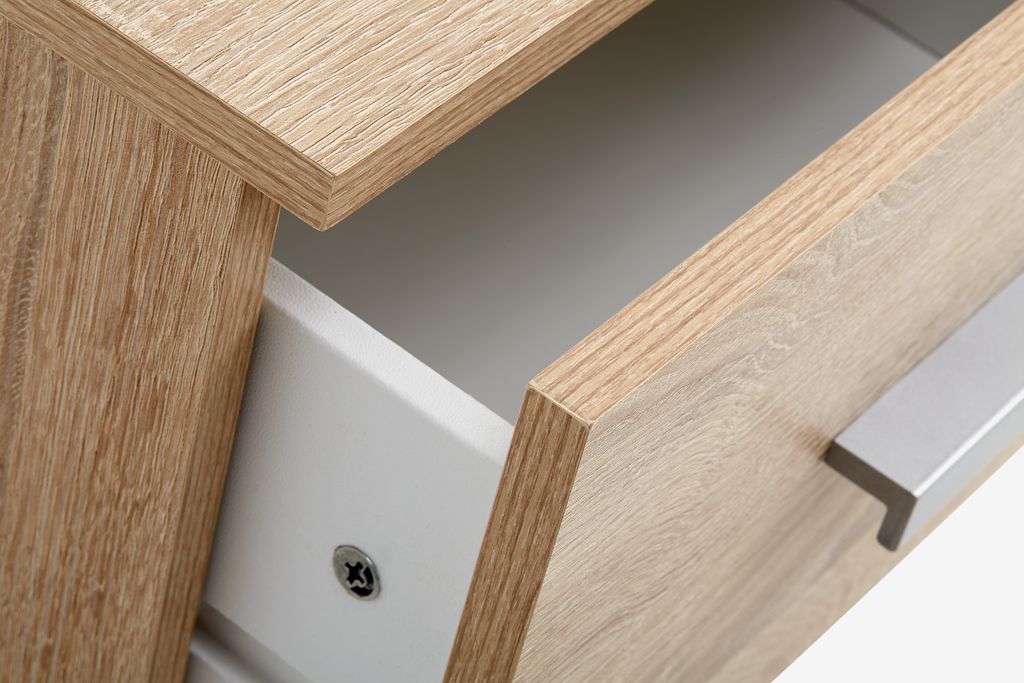 Bedside table TAPDRUP 1 drawer oak