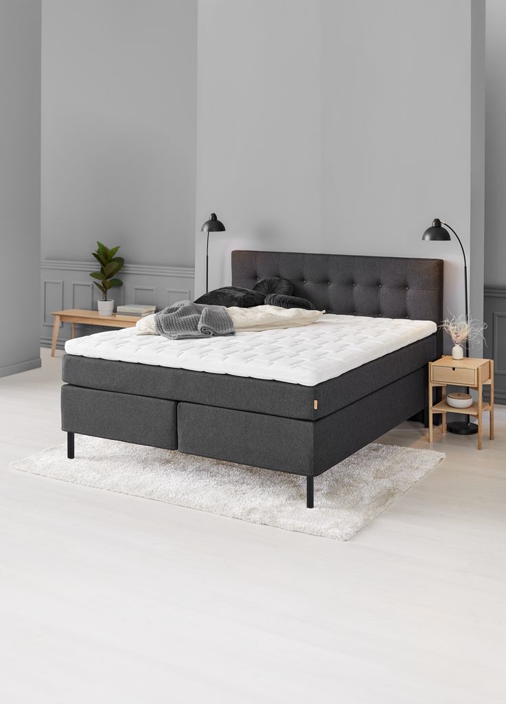 Bedside table DALBY 1 drawer 1 shelf oak